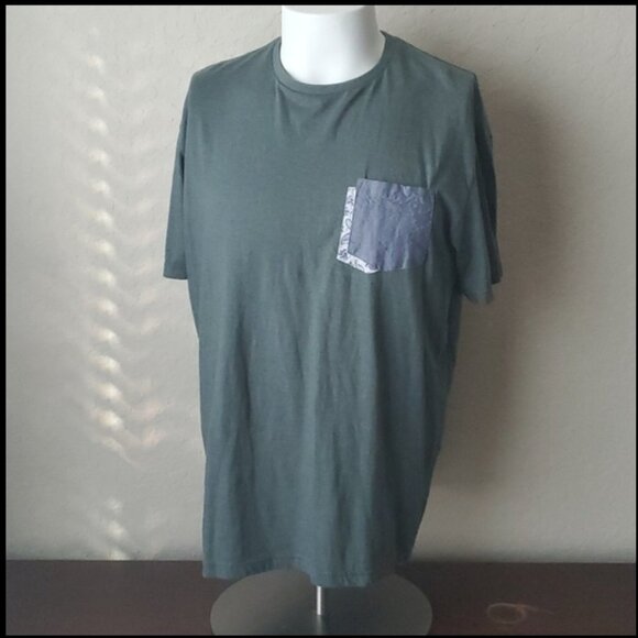 Steel & Jelly London Other - Steel & Jelly London heather green pocket tee xl